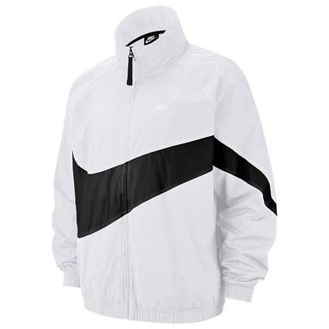 white Nike windbreaker men's